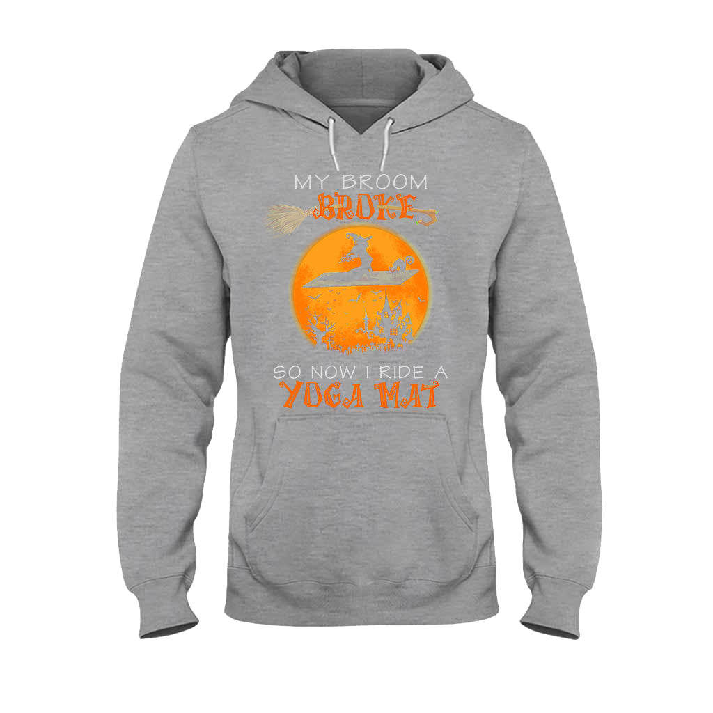 My Broom Broke Halloween T-shirt And Hoodie 092021