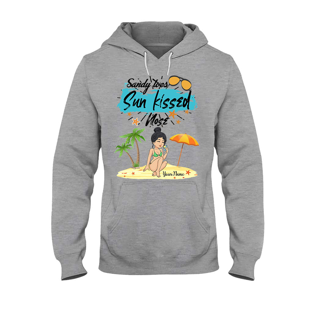Sandy Toes Sunkissed Nose - Personalized Sea Lover T-shirt and Hoodie