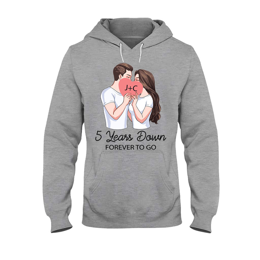 Forever To Go - Personalized Couple T-shirt and Hoodie
