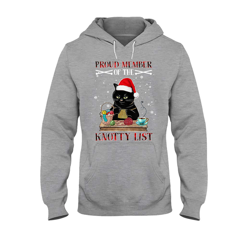 Yes I'm On The Santa's Knotty List Knitting - T-shirt and Hoodie