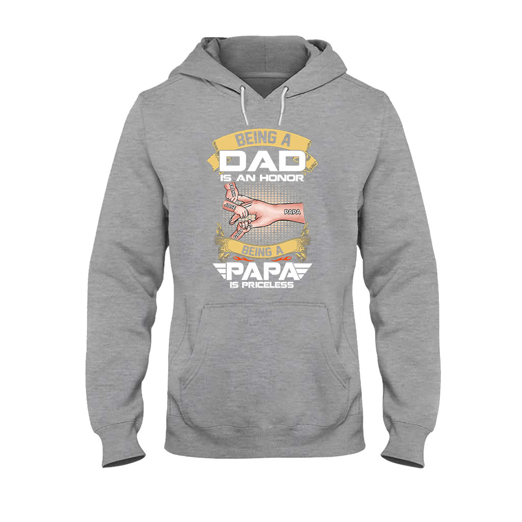 Priceless Papa - Personalized Grandpa T-shirt and Hoodie