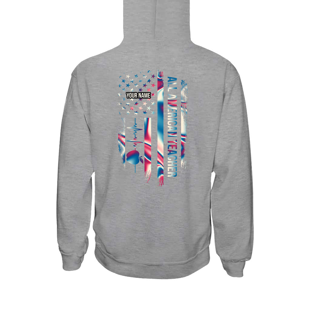 Proud Teacher - Personalized Independence Day T-shirt and Hoodie