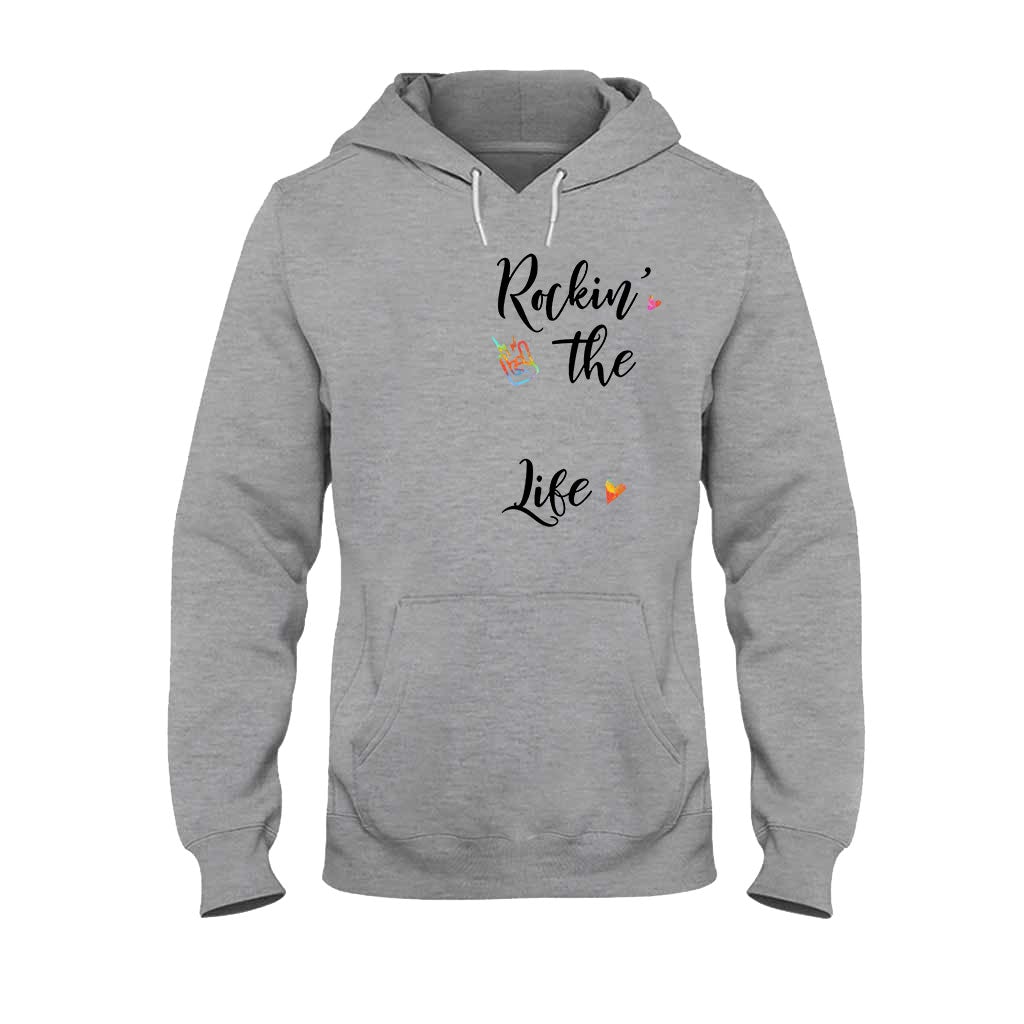 Rockin' The Nana Life - Personalized Grandma T-shirt and Hoodie 0921