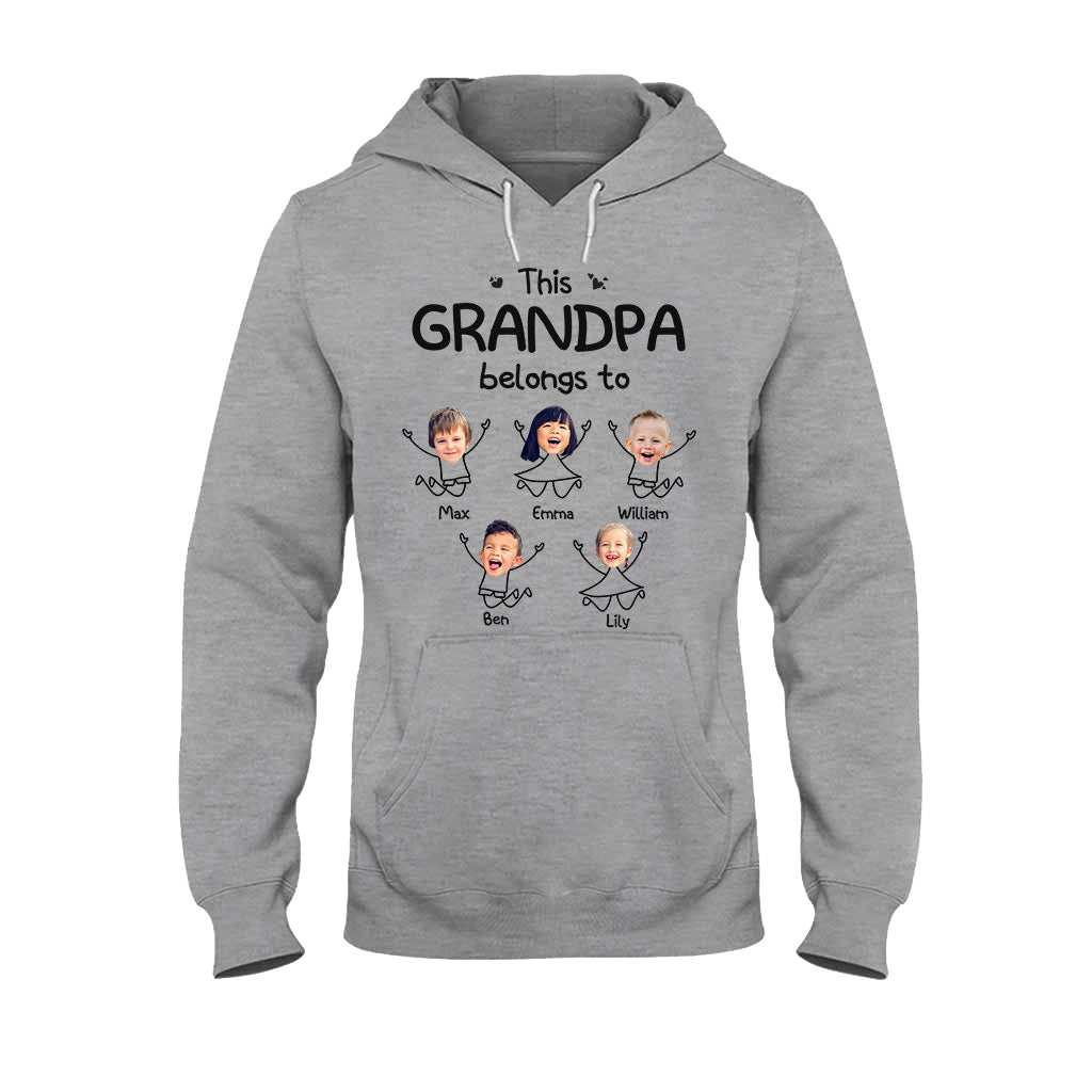 This Grandpa Belong To - Personalized Father's Day Grandpa T-shirt and Hoodie