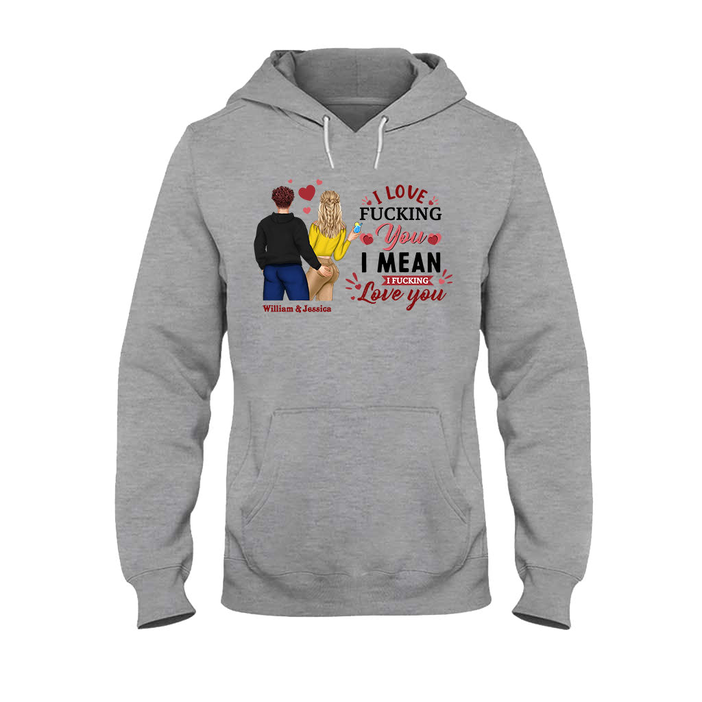 I Love You - Personalized Couple T-shirt and Hoodie