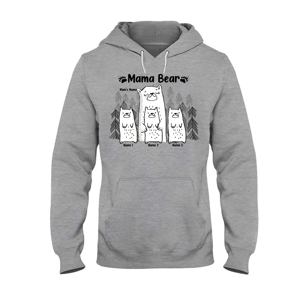 Mama Bear - Personalized Mother's day Mother T-shirt And Hoodie