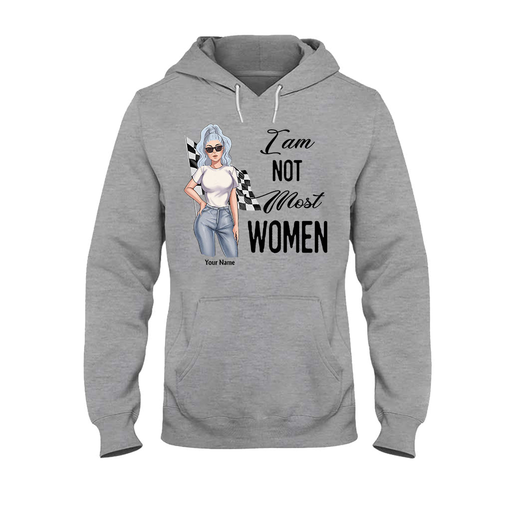 I'm Not Most Women - Personalized Racing T-shirt and Hoodie