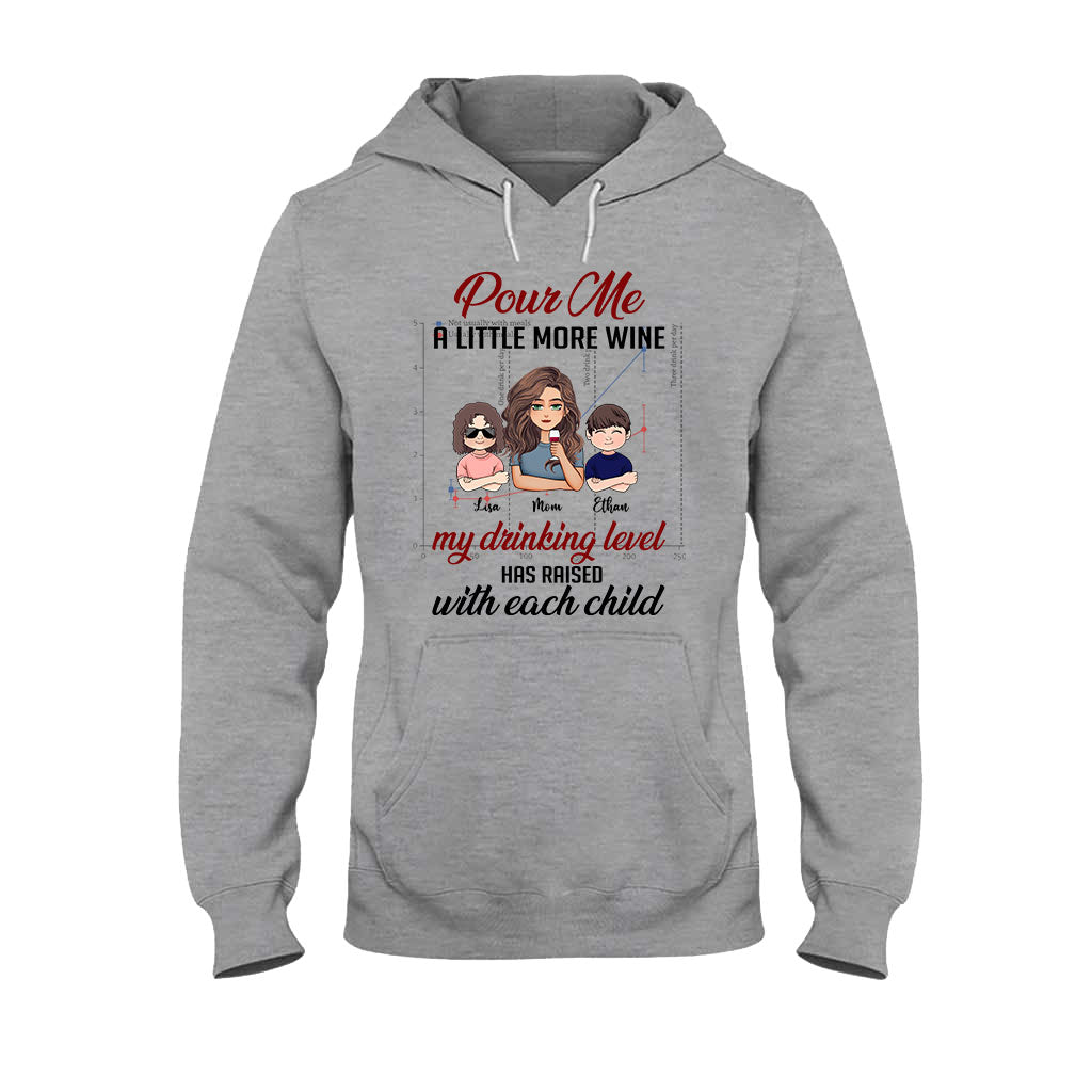 My Drinking Level - Personalized Mother's Day Mother T-shirt and Hoodie