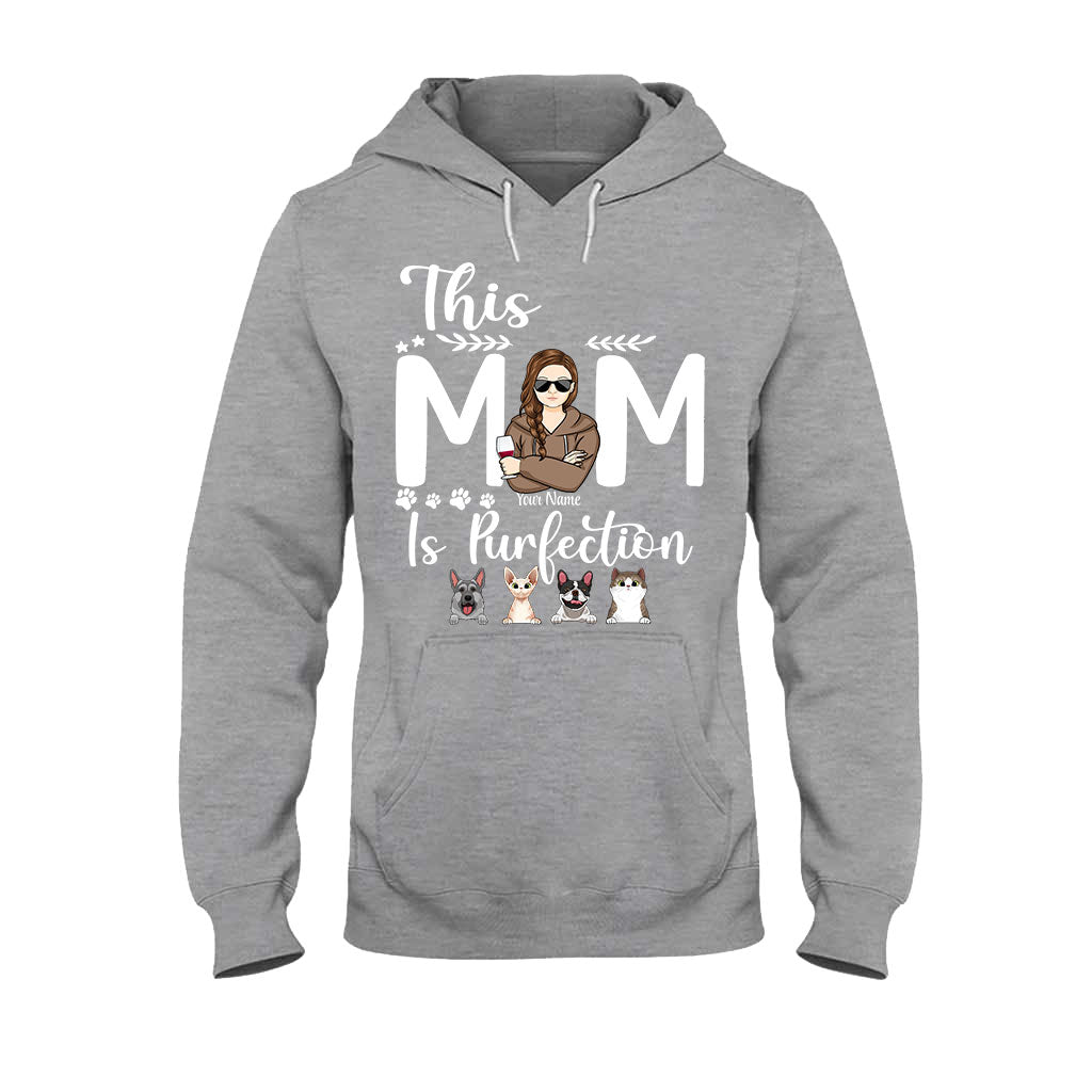 This Mom Is Purfection - Personalized Mother's Day Dog T-shirt and Hoodie