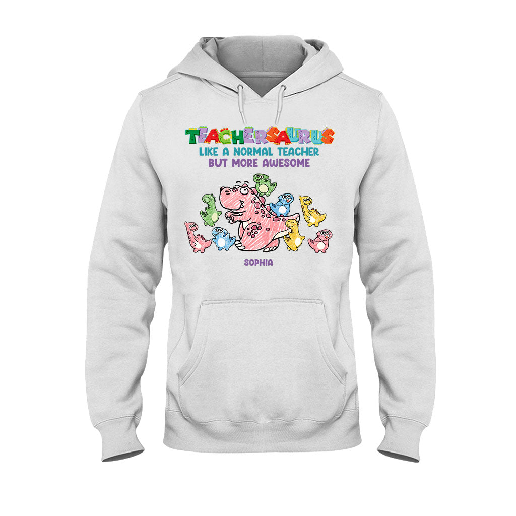 Teachersaurus - Personalized Teacher T-shirt and Hoodie
