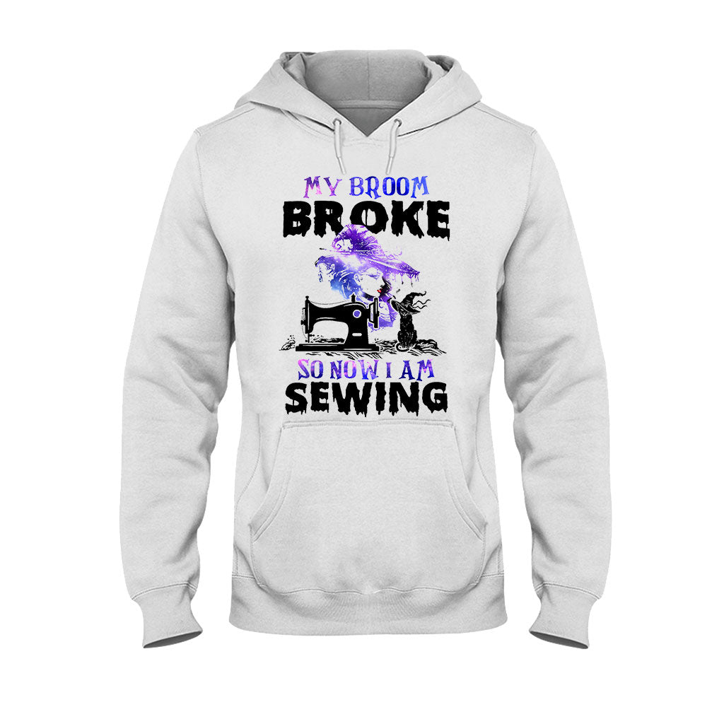 My Broom Broke Sewing - Halloween T-shirt and Hoodie 092021