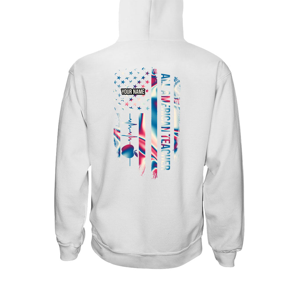 Proud Teacher - Personalized Independence Day T-shirt and Hoodie