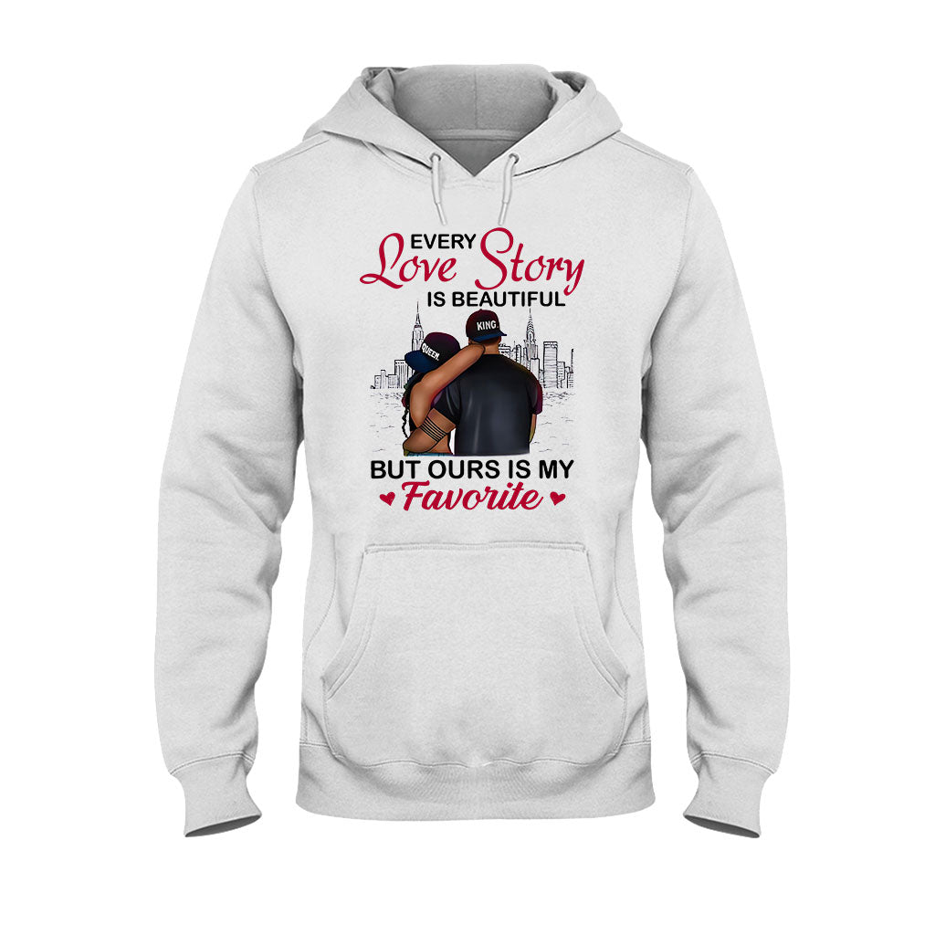 Black Couple - Personalized African American T-shirt and Hoodie 112021