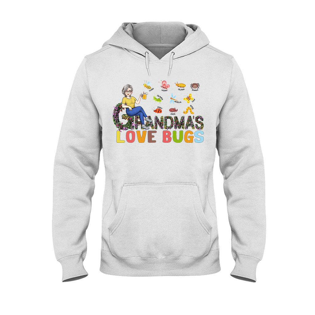 Grandma's Love Bugs - Personalized Mother's Day Grandma T-shirt and Hoodie