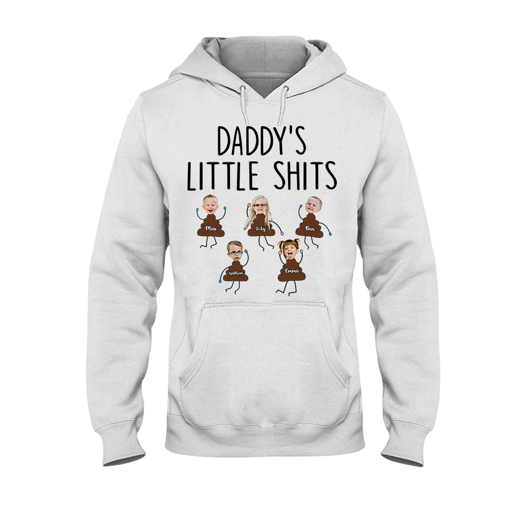 Daddy's Little Shits - Personalized Father's Day Father T-shirt and Hoodie