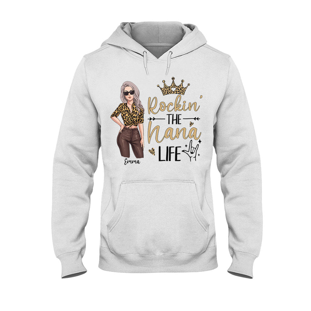 Rocking The Grandma Life - Personalized Mother's Day Grandma T-shirt and Hoodie