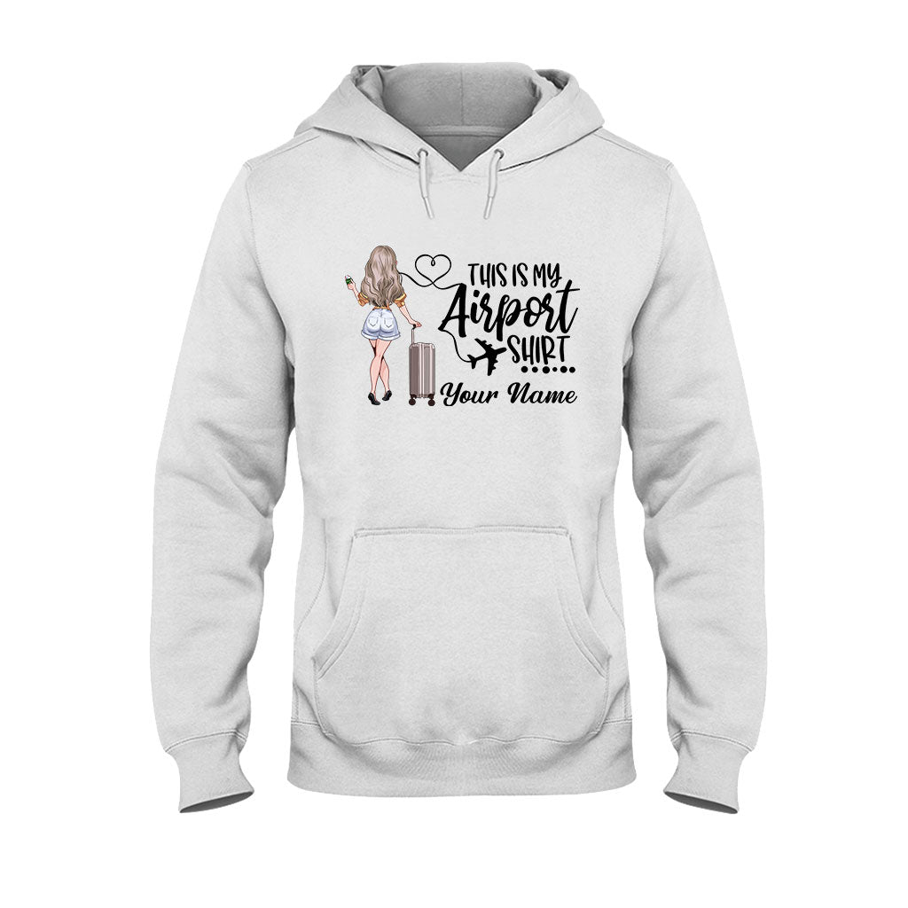 This Is My Airport Shirt - Personalized Travelling T-shirt and Hoodie