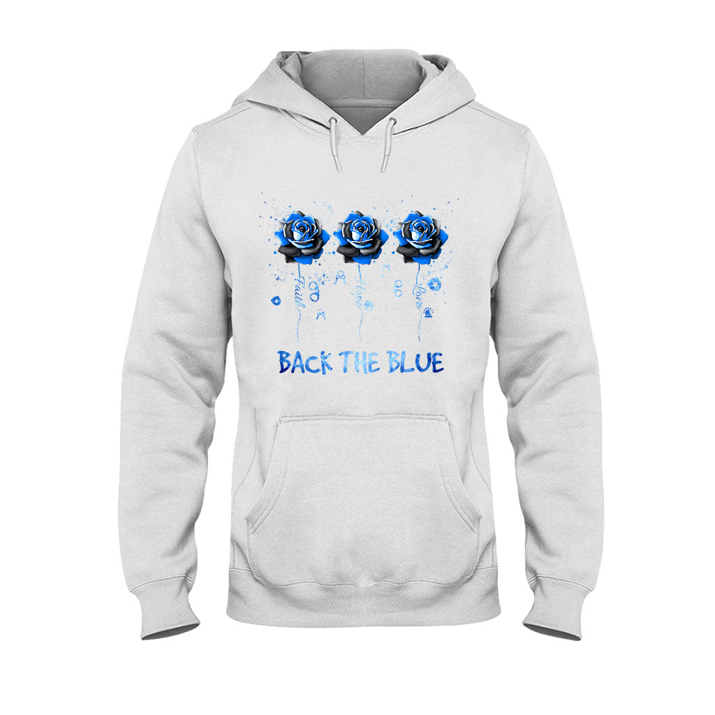 Blue Roses - Police Officer T-shirt And Hoodie 062021