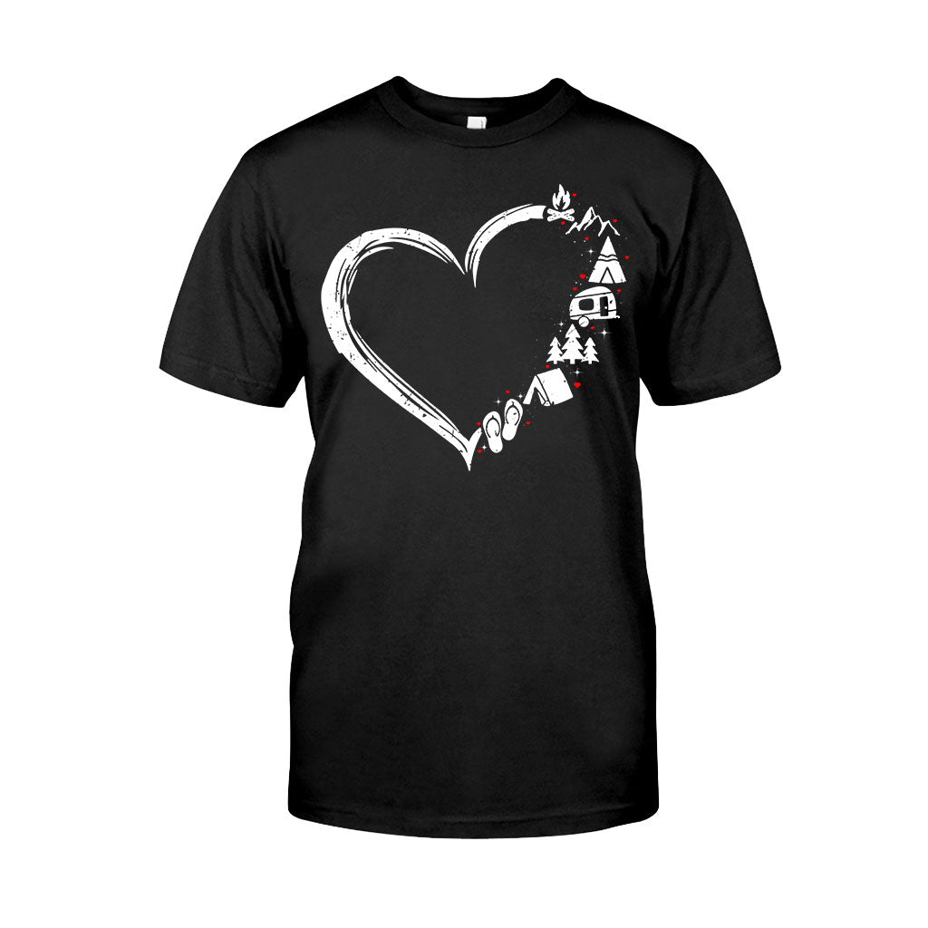 Camping Heart T-shirt and Hoodie 112021