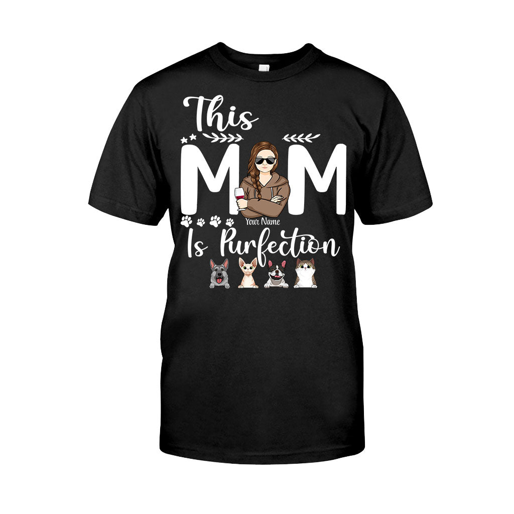 This Mom Is Purfection - Personalized Mother's Day Dog T-shirt and Hoodie