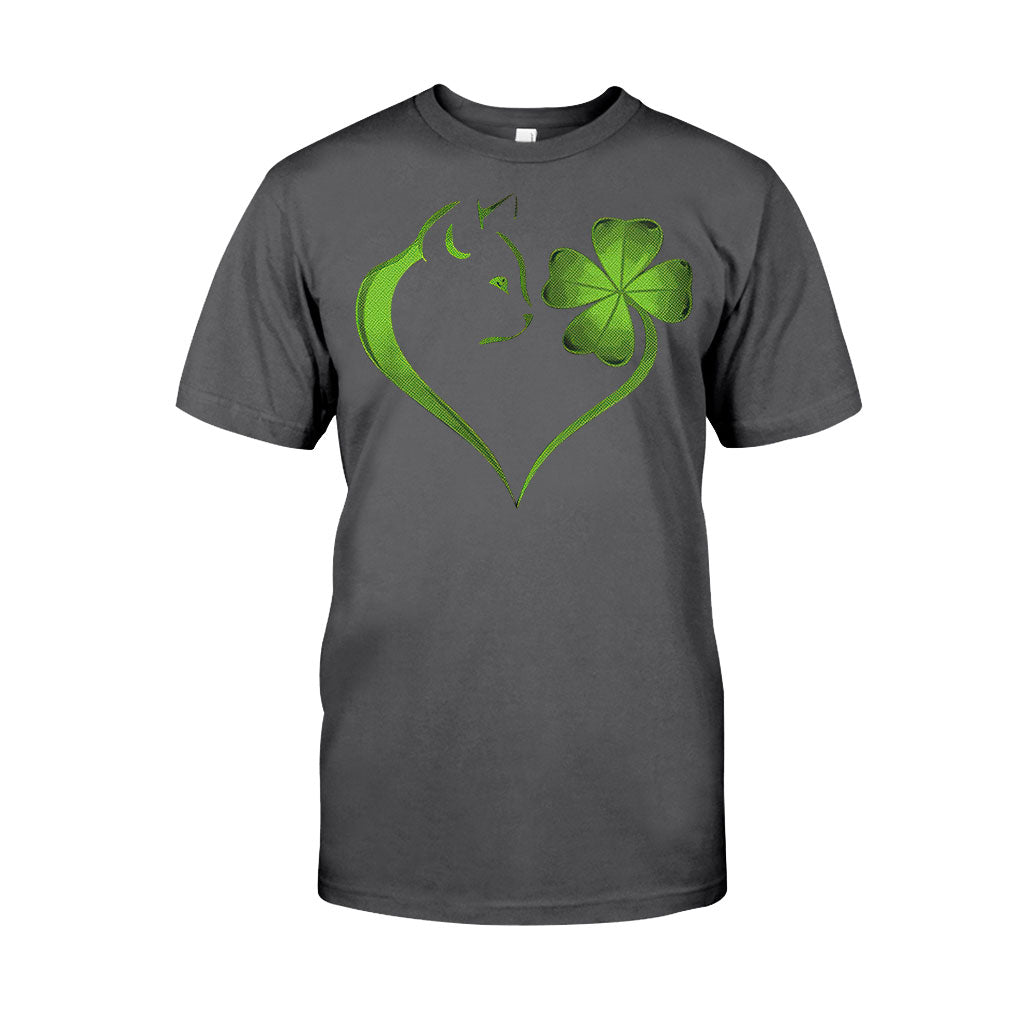 Cat Heart Irish - T-shirt and Hoodie 0119