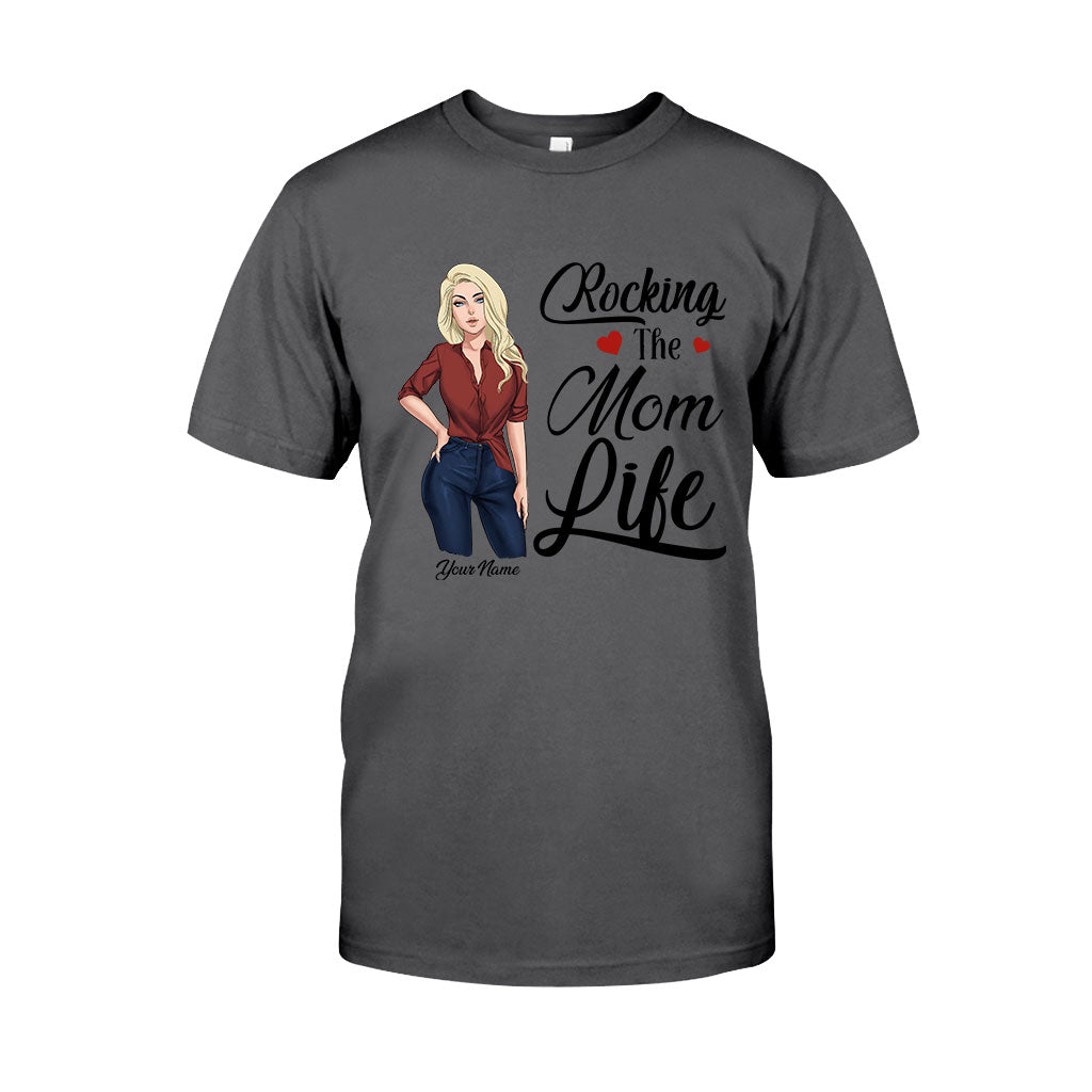 Rocking The Mom Life - Personalized T-shirt and Hoodie