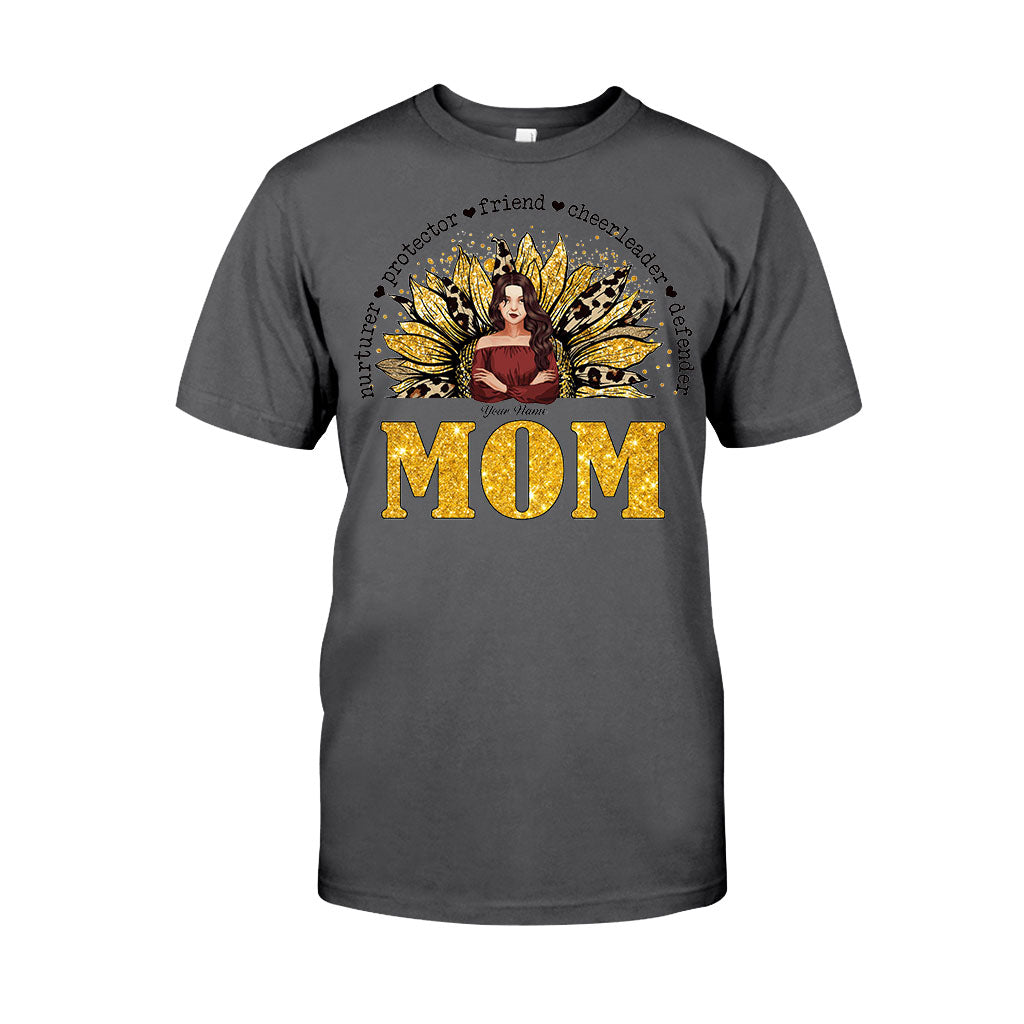 Mom Nurturer Protector - Personalized Mother's Day T-shirt and Hoodie