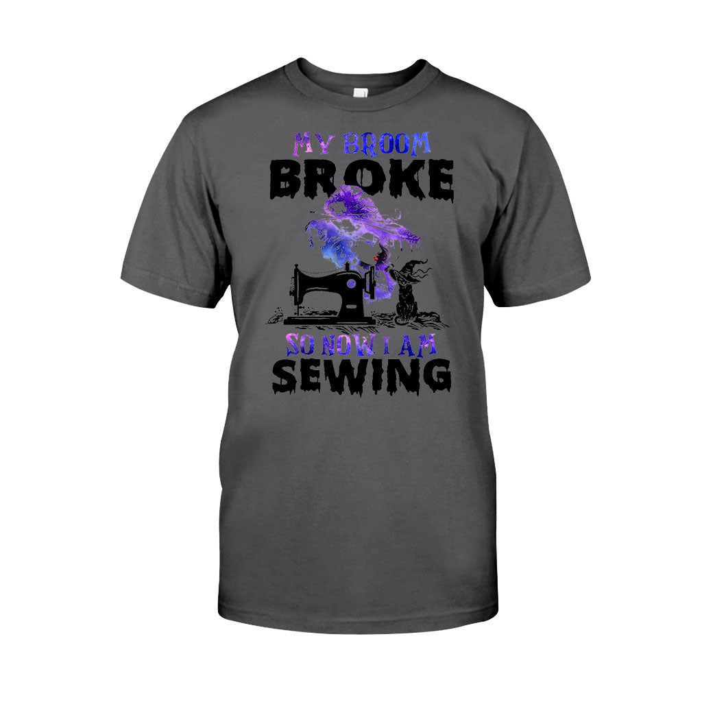 My Broom Broke Sewing - Halloween T-shirt and Hoodie 092021