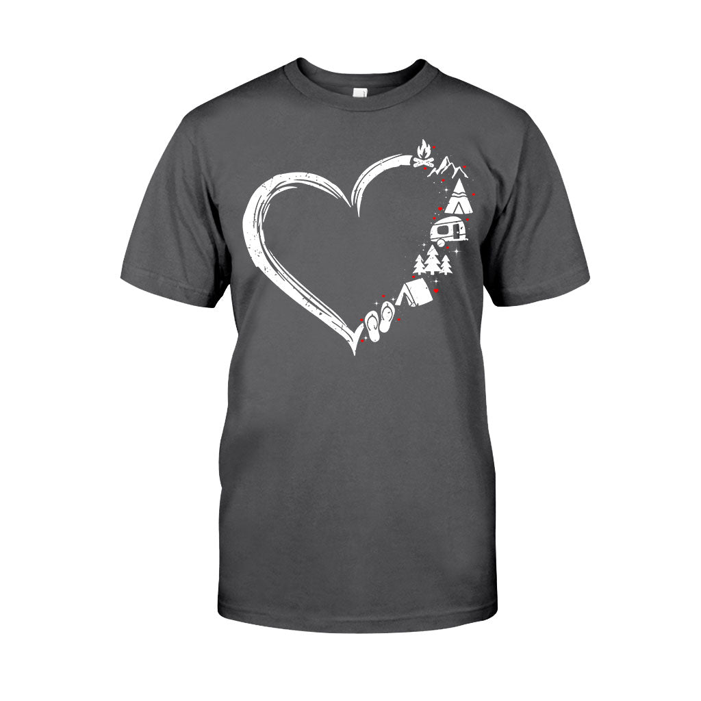 Camping Heart T-shirt and Hoodie 112021