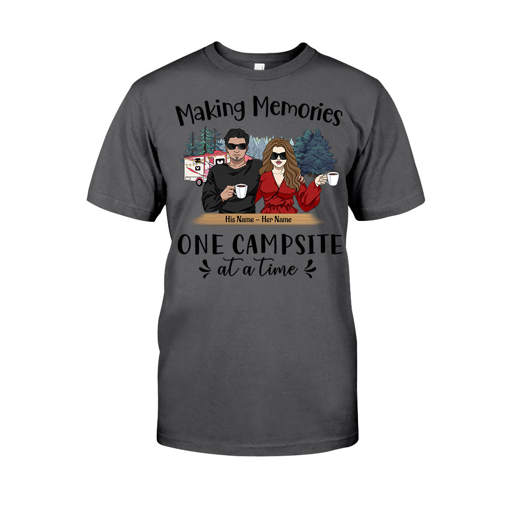 Just Two Of Us Camping Couple - Personalized T-shirt and Hoodie