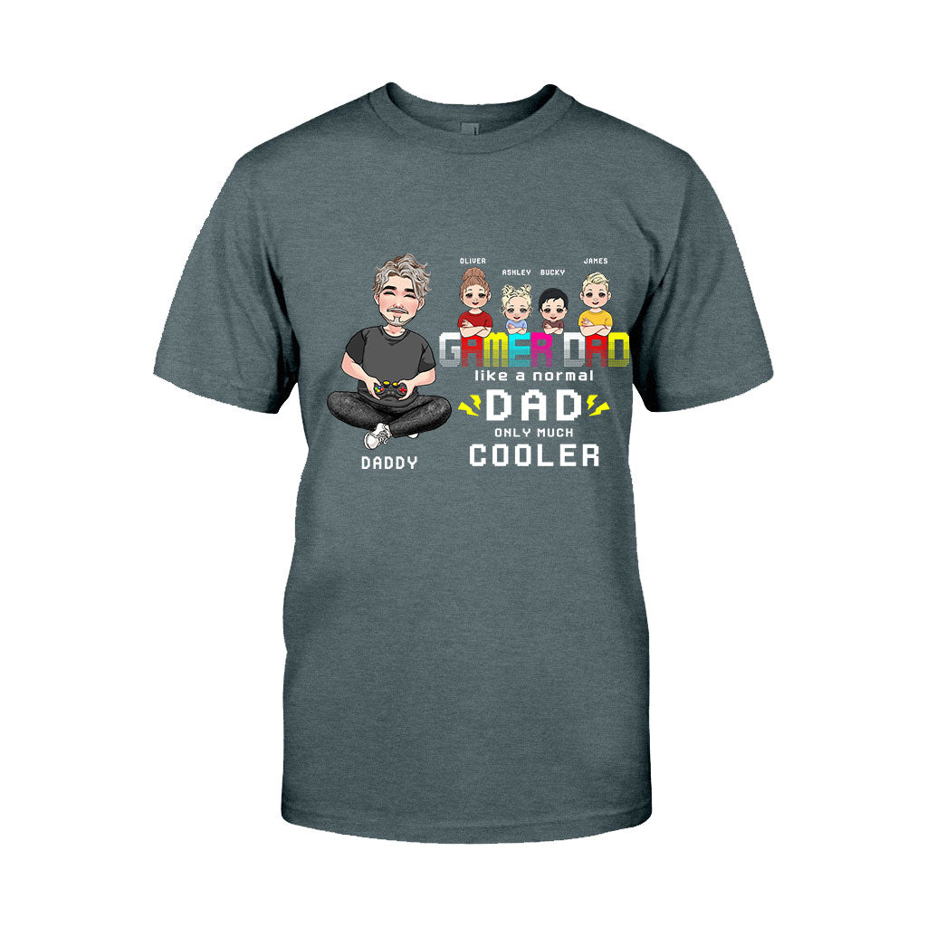 Gamer Dad - Personalized Video Game T-shirt and Hoodie