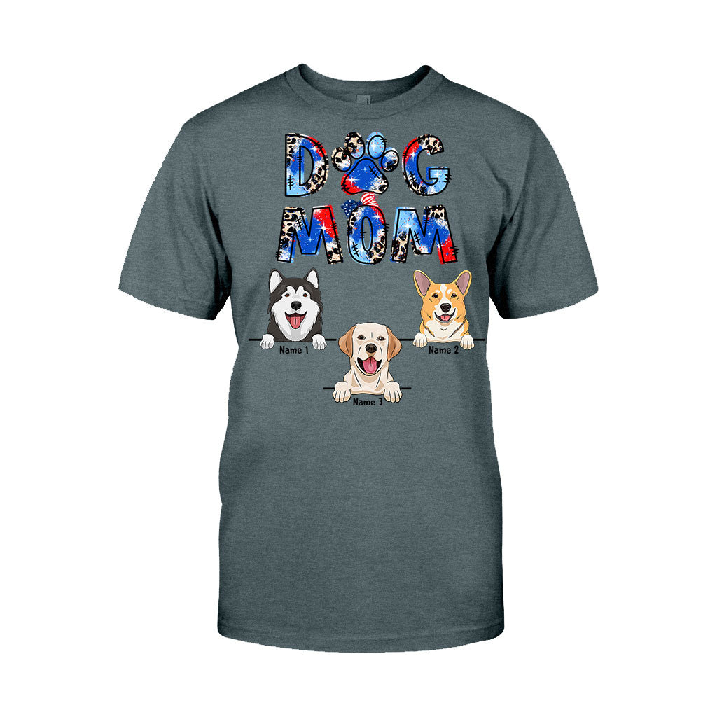 Dog Mom - Personalized Independence Day T-shirt and Hoodie