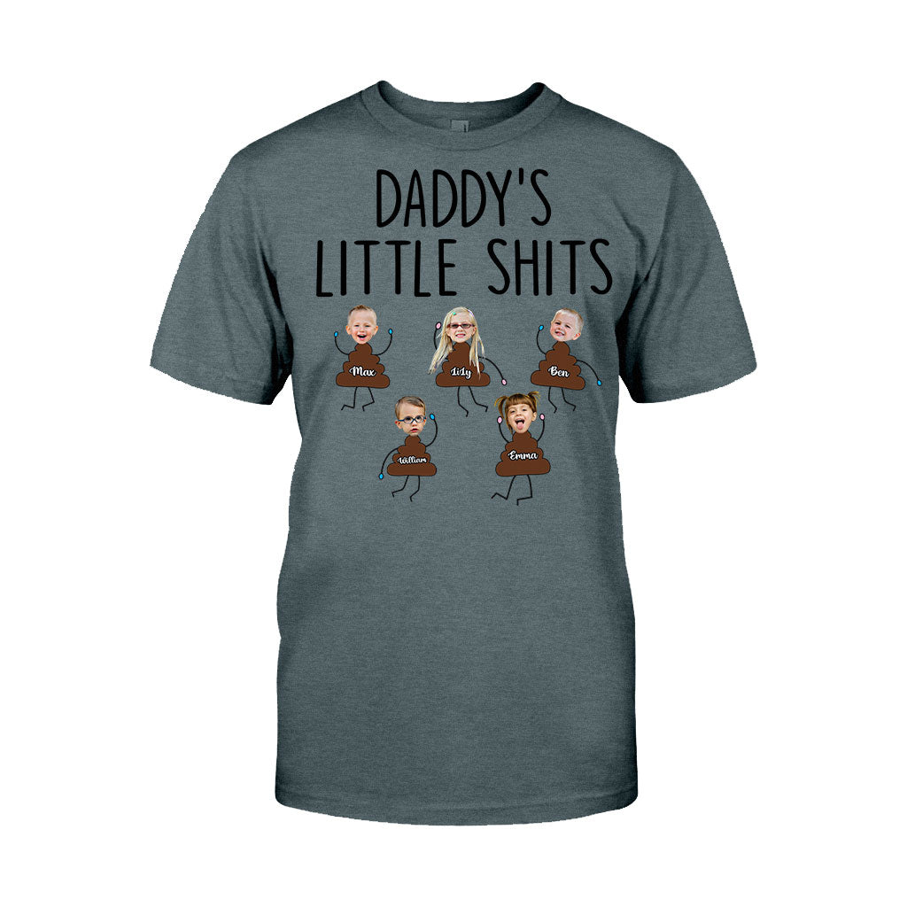 Daddy's Little Shits - Personalized Father's Day Father T-shirt and Hoodie