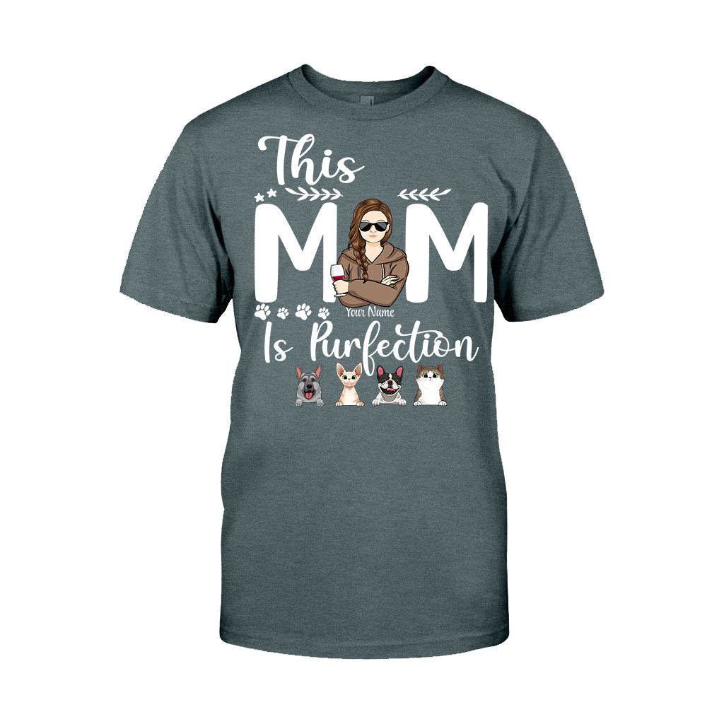 This Mom Is Purfection - Personalized Mother's Day Dog T-shirt and Hoodie