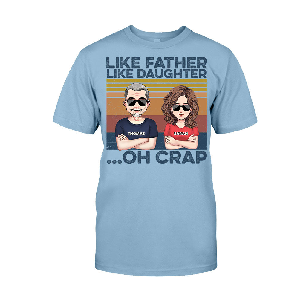 Like Father Like Son - Gift for dad, dad - Personalized T-shirt And Hoodie