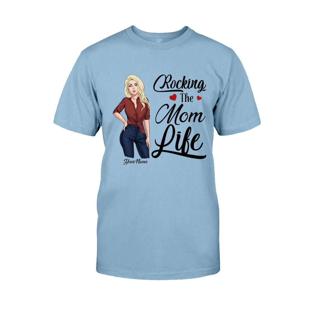 Rocking The Mom Life - Personalized T-shirt and Hoodie