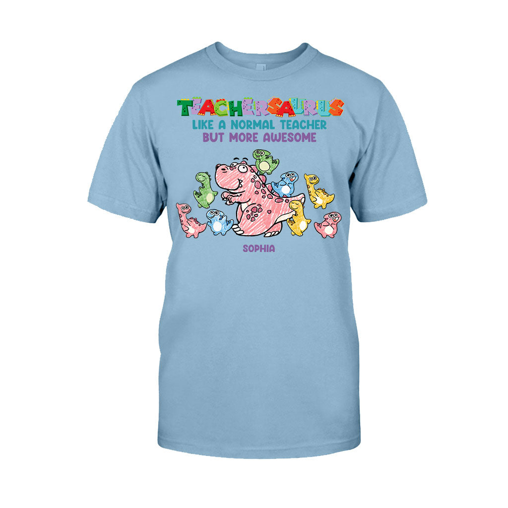 Teachersaurus - Personalized Teacher T-shirt and Hoodie
