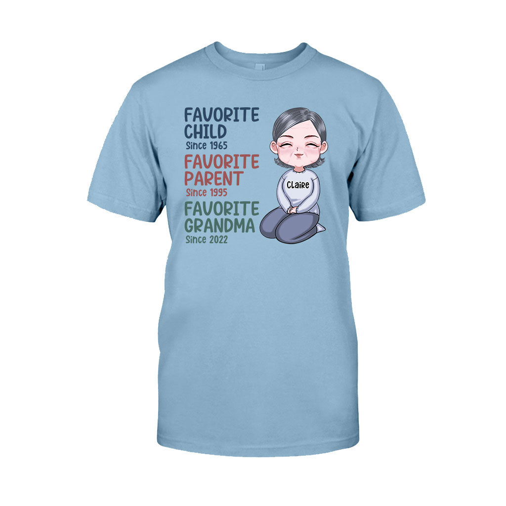 Favorite Grandma Since - Personalized Grandma T-shirt and Hoodie