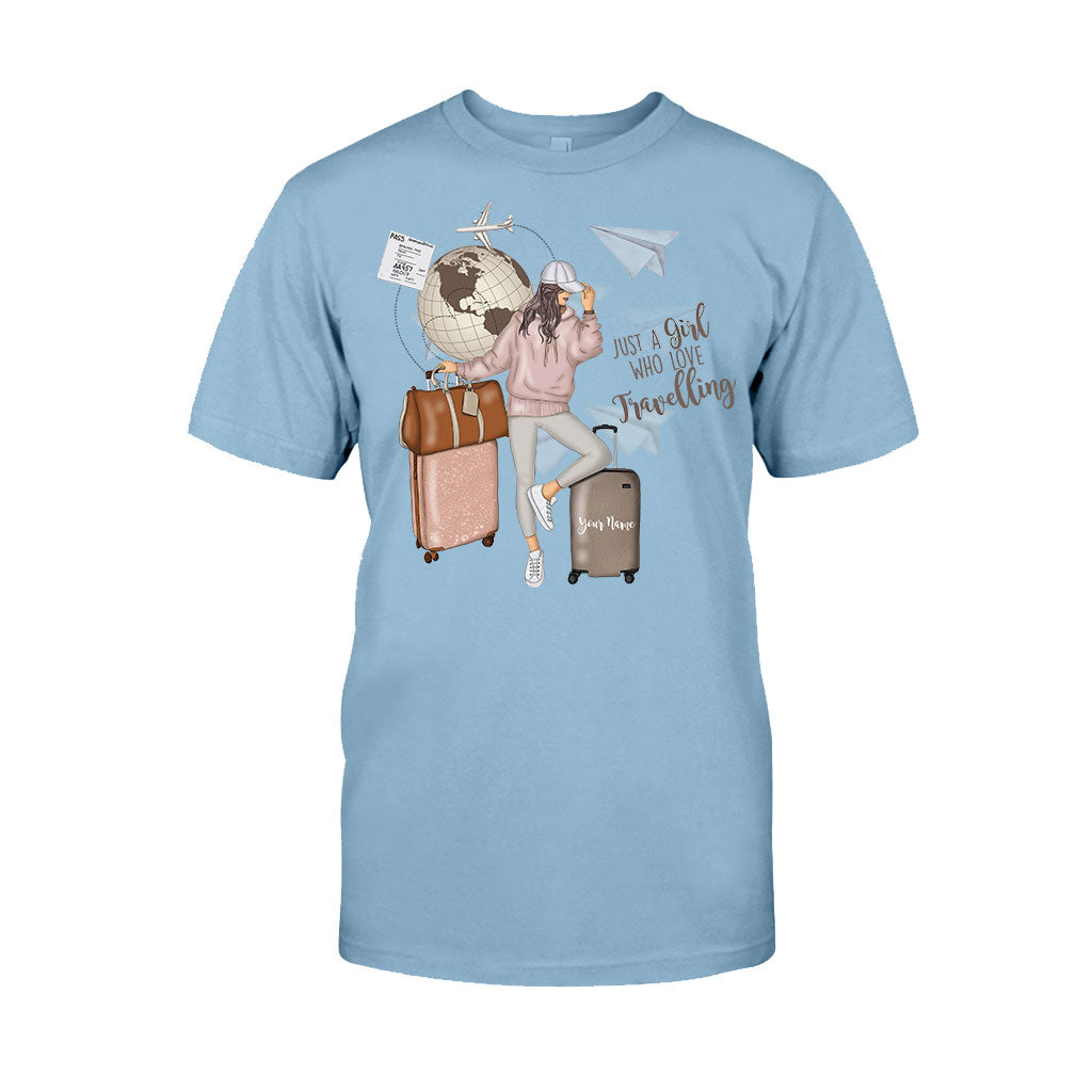 Just A Girl Who Loves Travelling - Personalized T-shirt and Hoodie