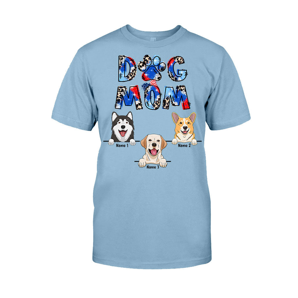 Dog Mom - Personalized Independence Day T-shirt and Hoodie