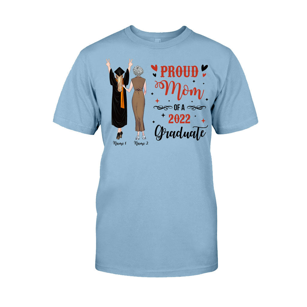 Proud Mom - Personalized Mother's Day Graduation T-shirt and Hoodie