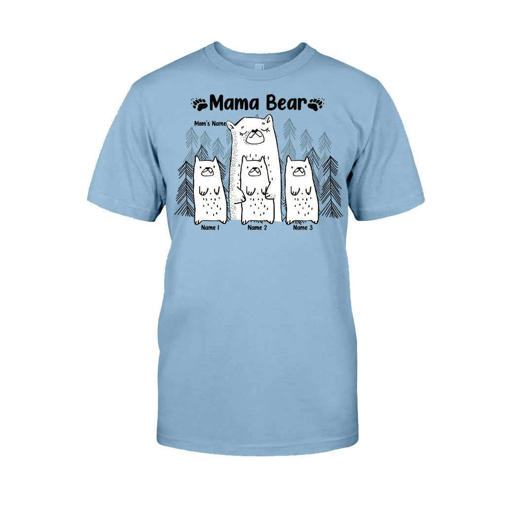 Mama Bear - Personalized Mother's day Mother T-shirt And Hoodie