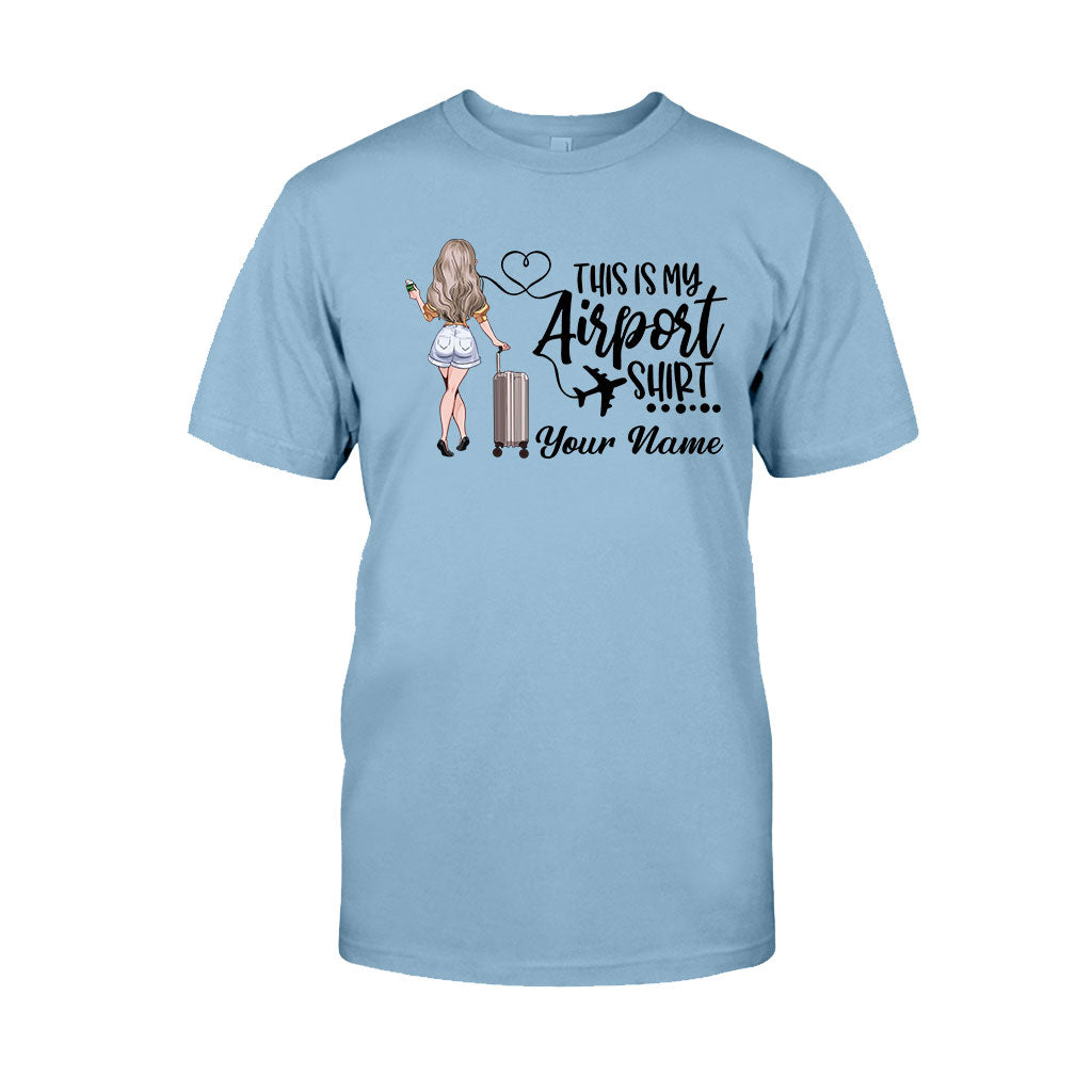 This Is My Airport Shirt - Personalized Travelling T-shirt and Hoodie