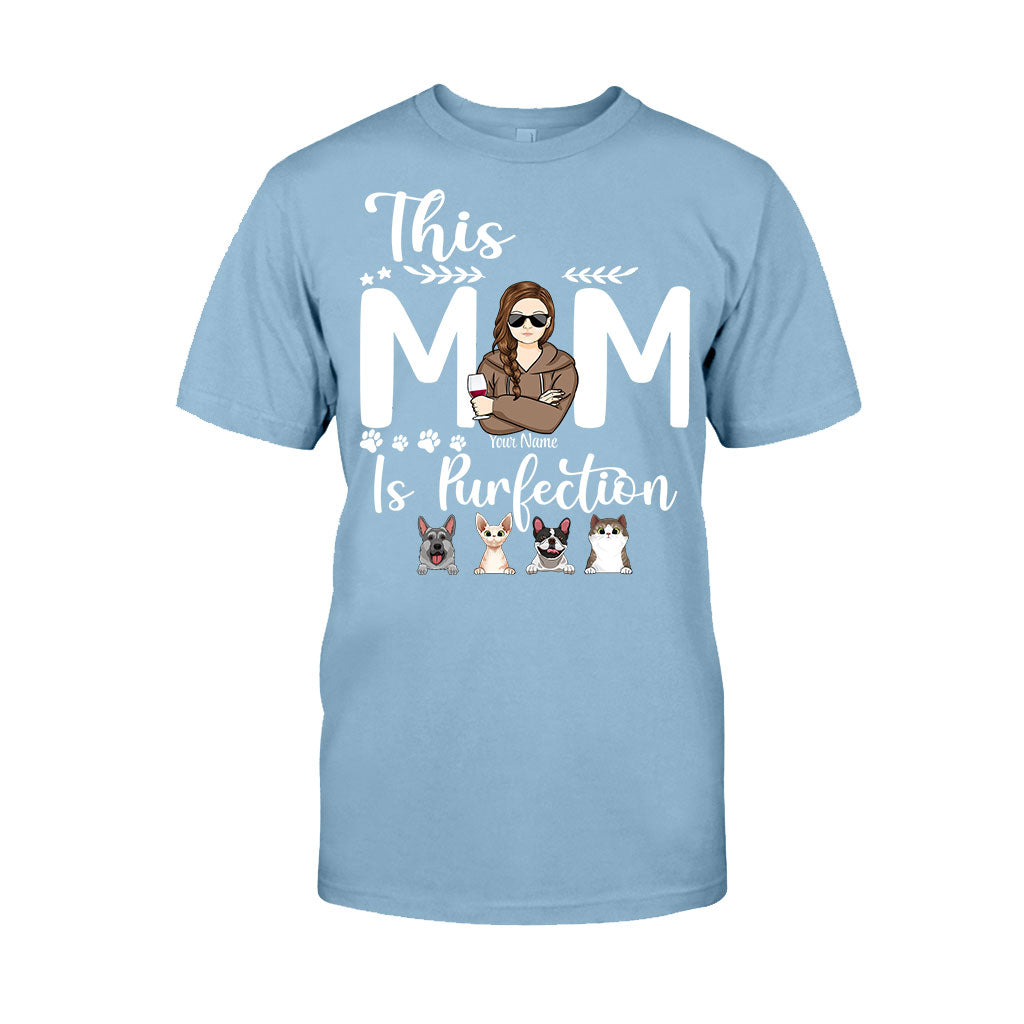 This Mom Is Purfection - Personalized Mother's Day Dog T-shirt and Hoodie