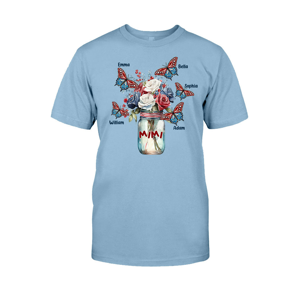 Happiness Is Being A Grandma - Gift for grandma, mom, aunt - Personalized T-shirt And Hoodie