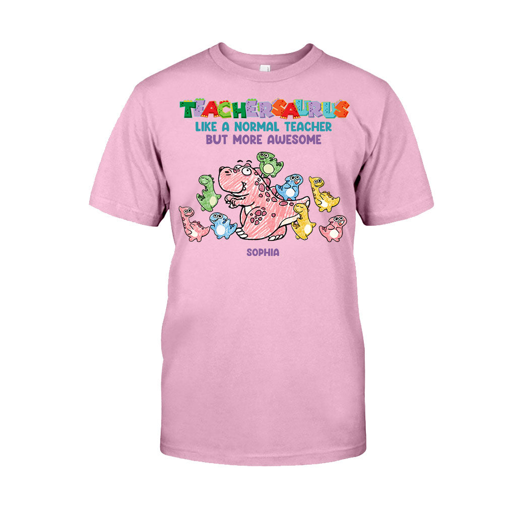 Teachersaurus - Personalized Teacher T-shirt and Hoodie