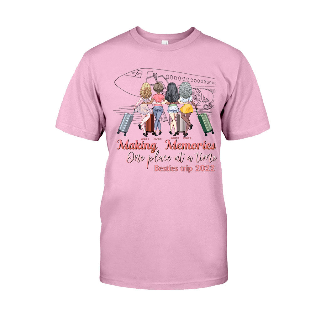 Besties Trip Apparently We're Trouble When We're Together - Personalized Travelling T-shirt and Hoodie