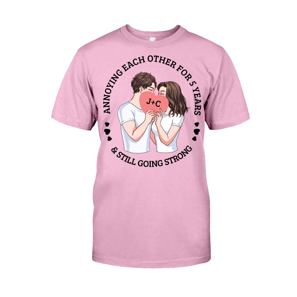 Annoying Each Other For Years And Still Going Strong - Personalized Couple Couple T-shirt and Hoodie