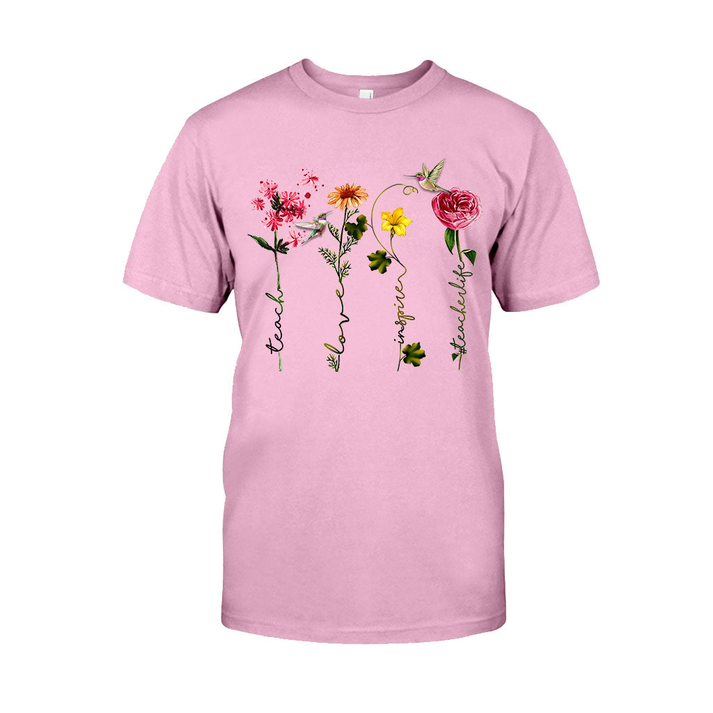 Teach Love Inspire - Personalized Teacher T-shirt and Hoodie