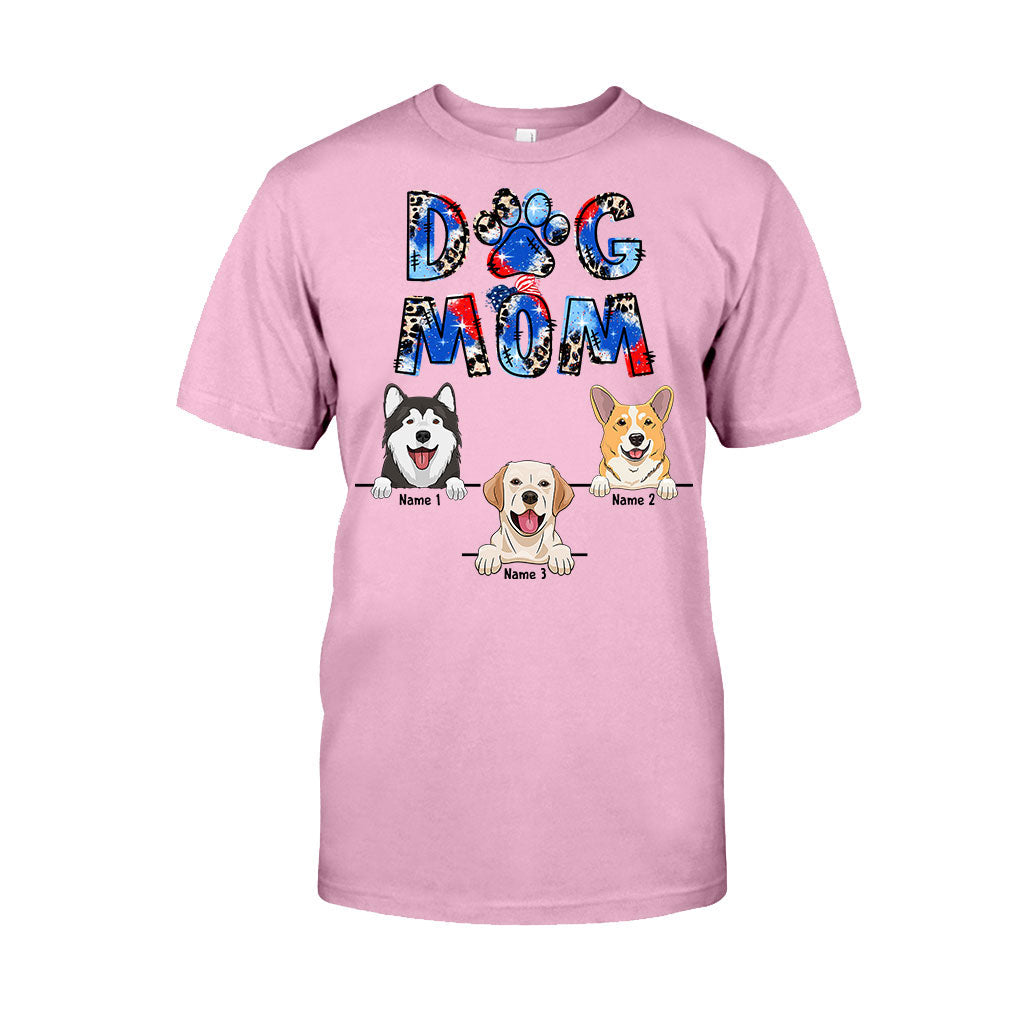 Dog Mom - Personalized Independence Day T-shirt and Hoodie